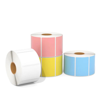 Étiquettes thermiques directes d'usine, autocollants durables en papier avec colle thermofusible pour promotion chocolat, personnalisables