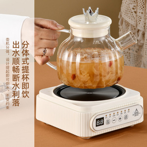 All Glass Tea Maker 1-1.5L Heat Resistant Health Pot For Home Office Use - Product Image 1