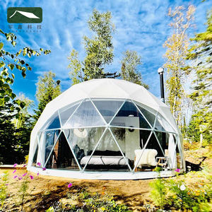 Tenda a Cupola di Lusso in PVC <span class=keywords><strong>per</strong></span> Famiglie Casa <span class=keywords><strong>Glamping</strong></span> con Logo Personalizzato <span class=keywords><strong>per</strong></span> Resort o Hotel Tenda a Cupola Coody Cielo Stellato - Product Image 1