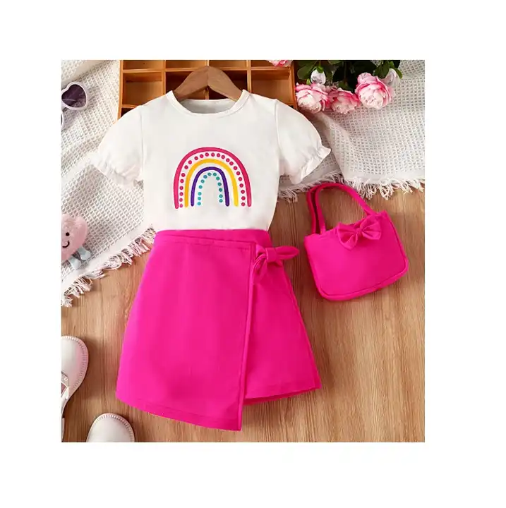 Summer Toddler Girls Clothes Sets 2024 Fashion Kids Tracksuit For