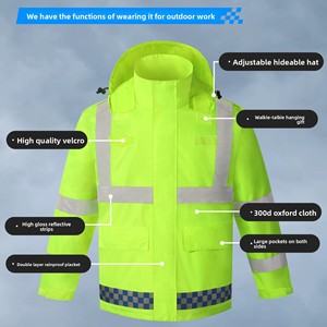 Conjunto de pantalones impermeables de cuerpo completo de alta calidad para actividades al aire libre senderismo suministro directo de fábrica para servicio en carretera del <span class=keywords><strong>aeropuerto</strong></span> - Product Image 5