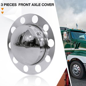 Nouveau Couvre-Essieu de Roue Avant de 22.5 Pouces, Acier Inoxydable Poli Miroir pour Semi-Camions, <span class=keywords><strong>Prix</strong></span> de Gros - Product Image 5