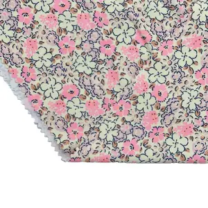 Tecido de spandex floral estampada, costura personalizada, estampada, poly, para roupa de banho