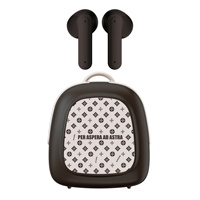 Nouveaux écouteurs intra-auriculaires TWS sans fil transfrontaliers avec réduction active du bruit, LED, autonomie ultra-longue et contrôle tactile pour sac à dos compact