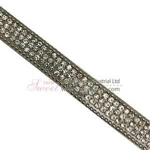 Strass Strass Kristall band Hot Fix Hochzeit Strass Trim