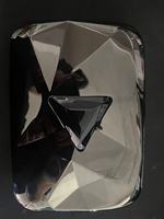 Botón de Reproducción de YouTube de Aluminio al por Mayor, Premio con Impresión UV, Escudos Metálicos, Trofeos, Excelente Reconocimiento
