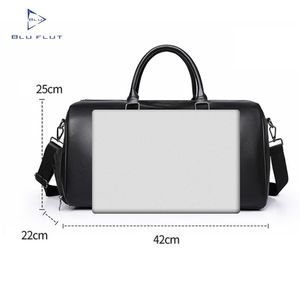 <strong>Leather</strong> <strong>Travel</strong> Duffel <strong>Bag</strong> With Shoe Pouch Bluflut Waterproof Weekend Overnight Duffle <strong>Bag</strong> <strong>for</strong> <strong>Men</strong> Gym Sports <strong>Travel</strong> <strong>Bag</strong> <strong>for</strong> <strong>Men</strong> - Product Image 2