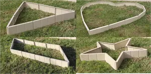 PATENTED ECO FRIENDLY Decorative 10cmX3M Steel Lawn Edge In Brick Pattern For Garden Grass Border