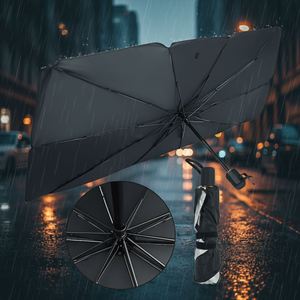 Parasol de voiture pliable anti-UV portable avec revêtement argenté – Offre spéciale été - Product Image 5