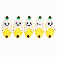 Métronome capteur de sons de fruits (banane, fraise, etc.) – Peluches à thème musical viral – Jouet mignon et amusant qui joue du piano – Polyester – 14 ans et plus