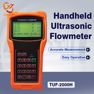Medidor de flujo ultrasónico de mano Jingjie, medidor de flujo de canal abierto <span class=keywords><strong>Digital</strong></span>, medidor de flujo para agua de mar, aguas residuales industriales ácidas - Product Image 5