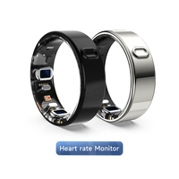 Anillo Inteligente de Titanio OEM ODM 2026 con Conexión a Aplicación, Control por Gestos, Cámara, ECG, EDA, IP68, Anillos Inteligentes para Mujer