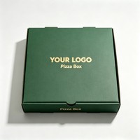 Caja Plegable de Cartón Corrugado para Comida para Llevar, de 10 Pulgadas, con Laminado Mate, Resistente a la Grasa, Apta para Alimentos, Marca Piaaz