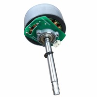 Ventilateur de ventilation personnalisé Hengyu OEM/ODM BL6125W 24V avec moteur CC sans balais à rotor externe et driver intégré, rotation antihorloge, 2269 tr/min, IP65, montage à bride