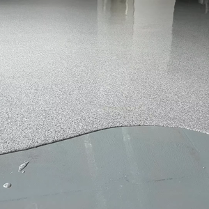 Self-Leveling Marble Effect Epoxy Floor Coating Wear Resistant Durable Floor Paint <b>Colored</b> <b>Sand</b> Epoxy Floor Coating - Product Image 3