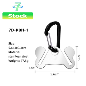 Distributeur de sacs à déjections canines portable 7D garanti en ABS, non pliable, avec crochet – Accessoire de transport et de voyage pour animaux de compagnie - Product Image 2