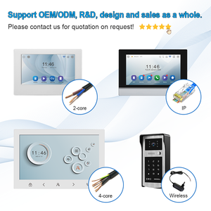Xinsilu thông minh IP Video cửa điện thoại thiết bị an ninh với tầm nhìn ban đêm Hỗ trợ thẻ nhớ ghi âm hệ thống intercom 1080P máy ảnh - Product Image 3
