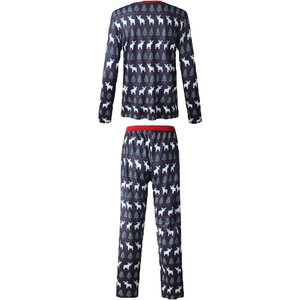 Ropa de Navidad estampada para <span class=keywords><strong>padres</strong></span> e hijos, Conjunto de pijama de 2 piezas a juego - Product Image 6