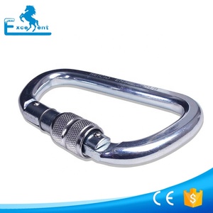 Mosquetón <span class=keywords><strong>de</strong></span> escalada <span class=keywords><strong>de</strong></span> <span class=keywords><strong>montaña</strong></span> 40KN, con puerta <span class=keywords><strong>de</strong></span> bloqueo <span class=keywords><strong>de</strong></span> acero - Product Image 3