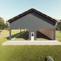 Structure métallique préfabriquée de haute qualité en acier inoxydable à prix abordable pour granges à céréales, kits de charpentes de maisons, abris et entrepôts