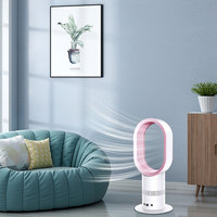 Ventilateur de refroidissement portable de bureau sans pales en plastique à faible coût, moteur DC, mécanique, faible bruit, 30W, certifié CE
