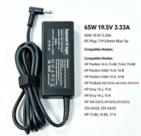 Chargeur rapide AC 65W 19.5V 3.33A 100-240V 50-60Hz, adaptateur secteur pour ordinateur portable avec protection OTP