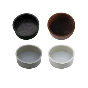 Tapa de bisagra de plástico de 35-37 mm para sellado de puertas de armario, tapón redondo, diseño minimalista, fácil instalación - Product Image 2