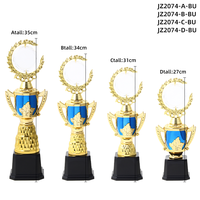 Nouveau design 2026 – Trophée de ballet en plastique coloré de haute qualité, coupe de récompense pour concours de beauté avec socle haut