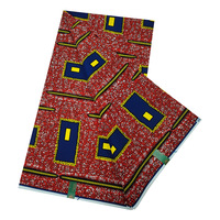 Kain Batik Organik Anti Api Ringan 100% Katun Tenun Sisir Afrika untuk Pakaian Anak Perempuan dan Laki-laki