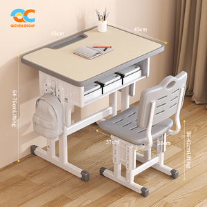 Conjunto de Escritorio y Silla Personalizable para Estudiantes, Mesa de Estudio Antideslizante, Cadena de Suministro Estable, Conjuntos de Mesa y Silla para Niños - Product Image 2