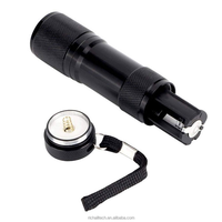 Cadeau promotionnel Multi Couleurs pas cher 3 AAA pile sèche petite touche lumière minière porte-clés 9 led torche lampe de poche pour la chasse