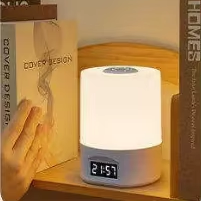 Factory Price Rechargeable Smart Night <b>Light</b> With 3 Colors Eye-friendly <b>Touch</b> LED Clock <b>Bedside</b> Lamp Ambient <b>Light</b> - Product Image 1