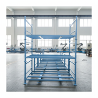 Étagère verticale robuste en acier époxyé, 5 niveaux, réglable, détachable, anti-corrosion, à fixation rapide inversée
