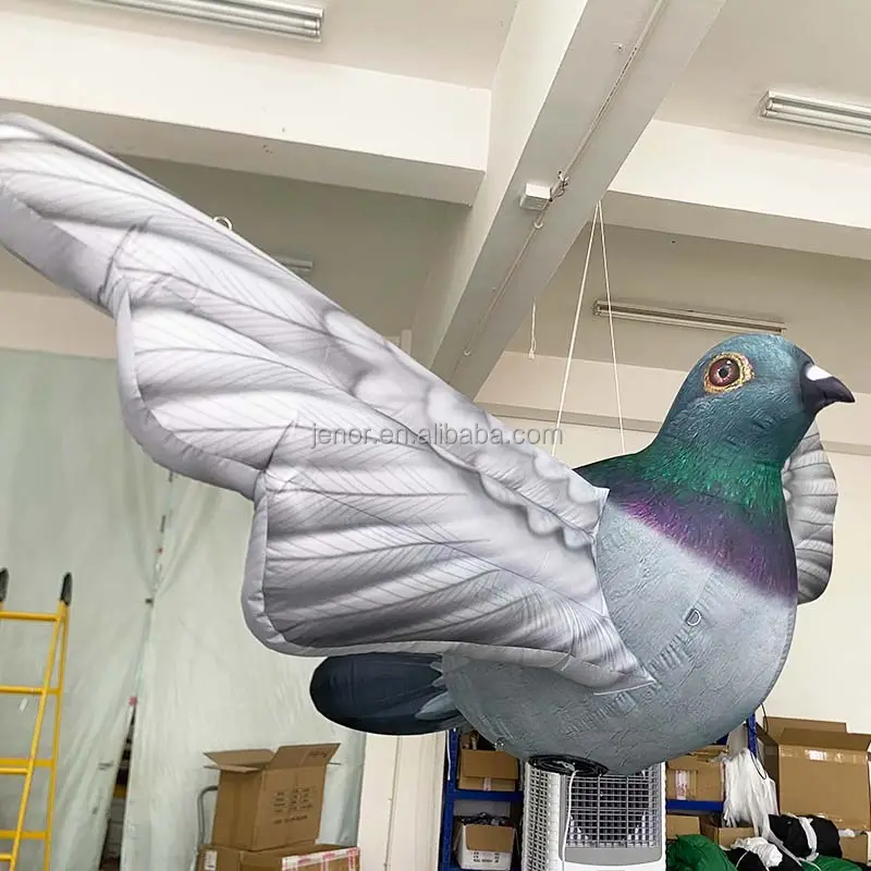 विज्ञापन के लिए फांसी Inflatable कबूतर पक्षी मॉडल महोत्सव पार्टी सजावट