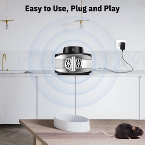 Repelente de Roedores para Interiores AR10, Conexión Directa, Altavoces Dobles, Modo Multi-repelente, el <span class=keywords><strong>Mejor</strong></span> Controlador Ultrasónico de Plagas, Protege a la Familia - Product Image 5