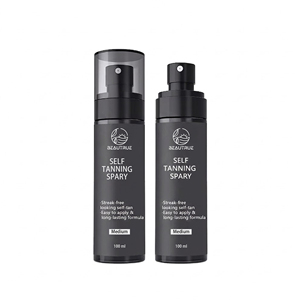 Spray autobronzant OEM en gros à séchage rapide, bronzage sans soleil longue durée, éclat naturel pour <span class=keywords><strong>le</strong></span> corps et <span class=keywords><strong>le</strong></span> visage, soin hydratant pour la peau - Product Image 1