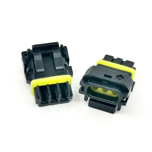 Conector preto 3 Pinos Mizu-P25 Carcaça de passo genuína Molex 521170341 Receptáculo fio a fio à prova d'água