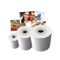Rollo de papel fotográfico de impresión digital, impresora de inyección de tinta de 6 pulgadas para Minitab seco, plóter