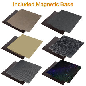 180x180 ملليمتر 3DSWAY الأصلي PEI الربيع صفائح الصلب PEI ناعمة PET PEO PEY قاعدة مغناطيسية تدفئة السرير Pei صفائح DIY <span class=keywords><strong>3D</strong></span> جزء الطابعة - Product Image 3