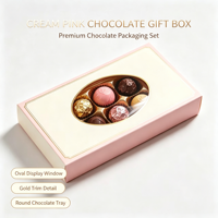 Boîte cadeau pliante personnalisée en papier pour l'emballage de chocolats et de produits de boulangerie