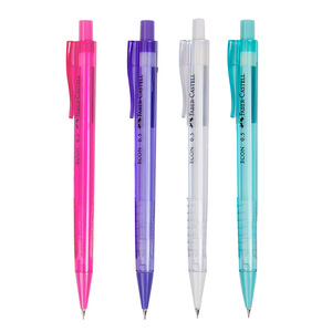 <span class=keywords><strong>Crayon</strong></span> mécanique entièrement automatique <span class=keywords><strong>Faber</strong></span>-<span class=keywords><strong>Castell</strong></span> 0,5/0,7 mm en plastique transparent avec <span class=keywords><strong>gomme</strong></span> pour dessin et écriture des élèves du primaire - Product Image 5