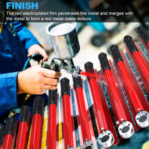 YUHANG 1/2 Zoll Kohlenstoffstahl-Antrieb Klicken Sie auf Drehmoments chl üssel 10-150 Ft.-lb / 28-210 Nm Rote Farbe für DIY-und OEM-Anpassung - Product Image 4