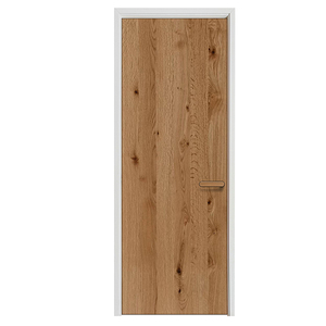 การออกแบบประตูห้องนอนที่ทันสมัยไม้เนื้อแข็งสีดำวอลนัทลายเนื้อไม้ธรรมชาติสำหรับการตกแต่งภายในที่หรูหรา - Product Image 4