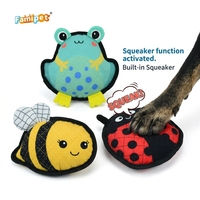 Famipet Fabricant Grossiste Nouveau Thème Printanier Design Animal Mignon Doux Jouet en Peluche Sonore pour Animaux de Compagnie Jouet Sonore pour Chien en Peluche Ensemble