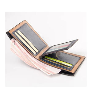 Carteras de Cuero Vacuno 100% Genuino, Billetera Bifold Vintage 2025, Cartera de Mano Retro para Hombre con Monedero - Product Image 5