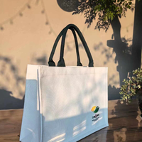 Sac Fourre-Tout en Toile de Coton Personnalisé avec Logo Imprimé d'inspiration BK, Durable et Réutilisable, Idéal comme Sac Cadeau Promotionnel