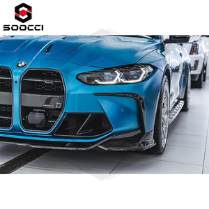 Lèvre avant en Fiber de carbone sèche de Style CFA pour BMW G80 G81 M3 G82 G83 M4 séparateur de menton becquet avant Scoop pare-chocs diffuseur <span class=keywords><strong>Auto</strong></span> nouveau - Product Image 5
