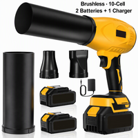 Souffleur d'air industriel à haut débit d'air, OEM/ODM, portable, 21V DC, batterie lithium-ion remplaçable, moteur à balais de qualité professionnelle
