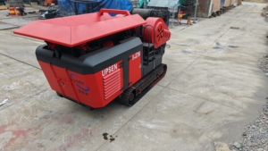 Upsen ujc704 di động máy nghiền hàm di động đá nghiền phá hủy máy tái chế - Product Image 4