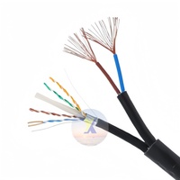 Câble LAN Cat6 blindé extérieur 305m, bobine 23AWG, cuivre nu CCA, étanche, FTP, pour internet